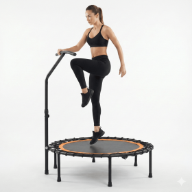 XTP006 Assembled sports trampoline happy expression outdoor and indoor