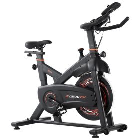VEVOR Exercise Bike, Adjustable Magnetic Resistance Stationary Bike, Indoor Cycling Bike for Home Cardio, Workout Bike with Silent Belt Drive